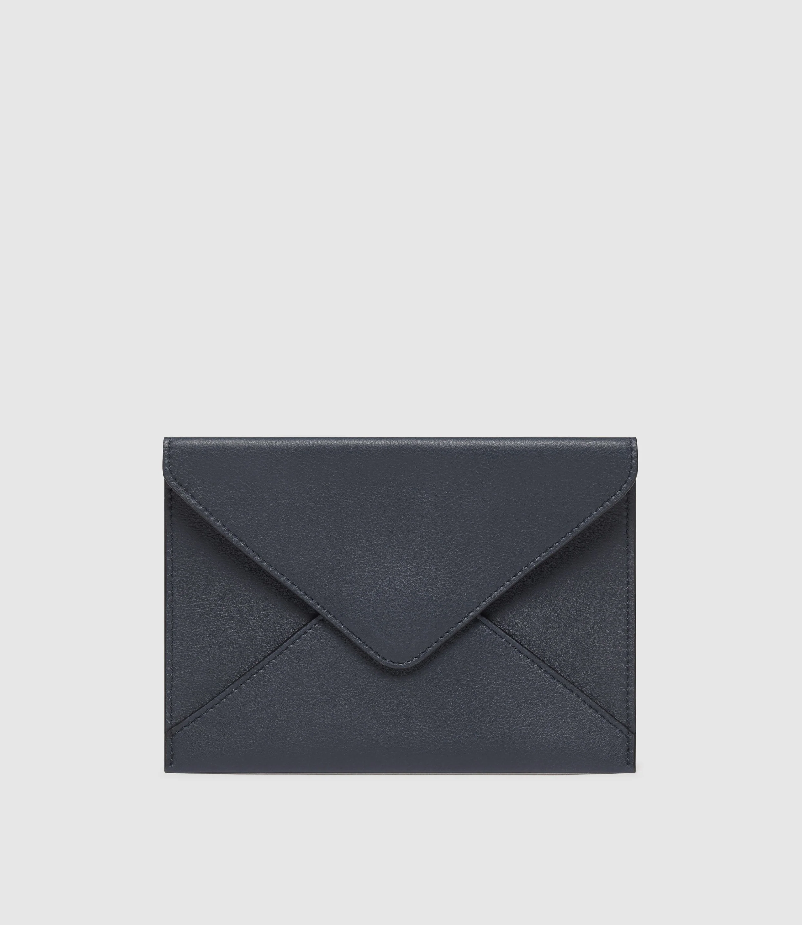 A6 Envelope Smooth Calfskin Navy