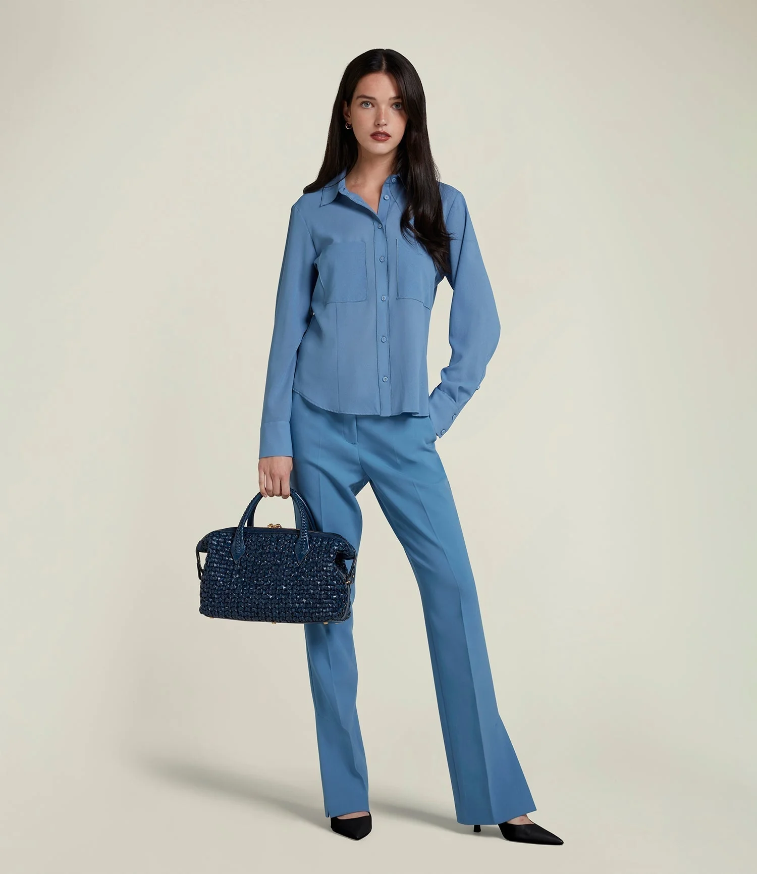Collector's Edition: Vérité City Small Meribel Woven Sapphire 4/10 - Image 5