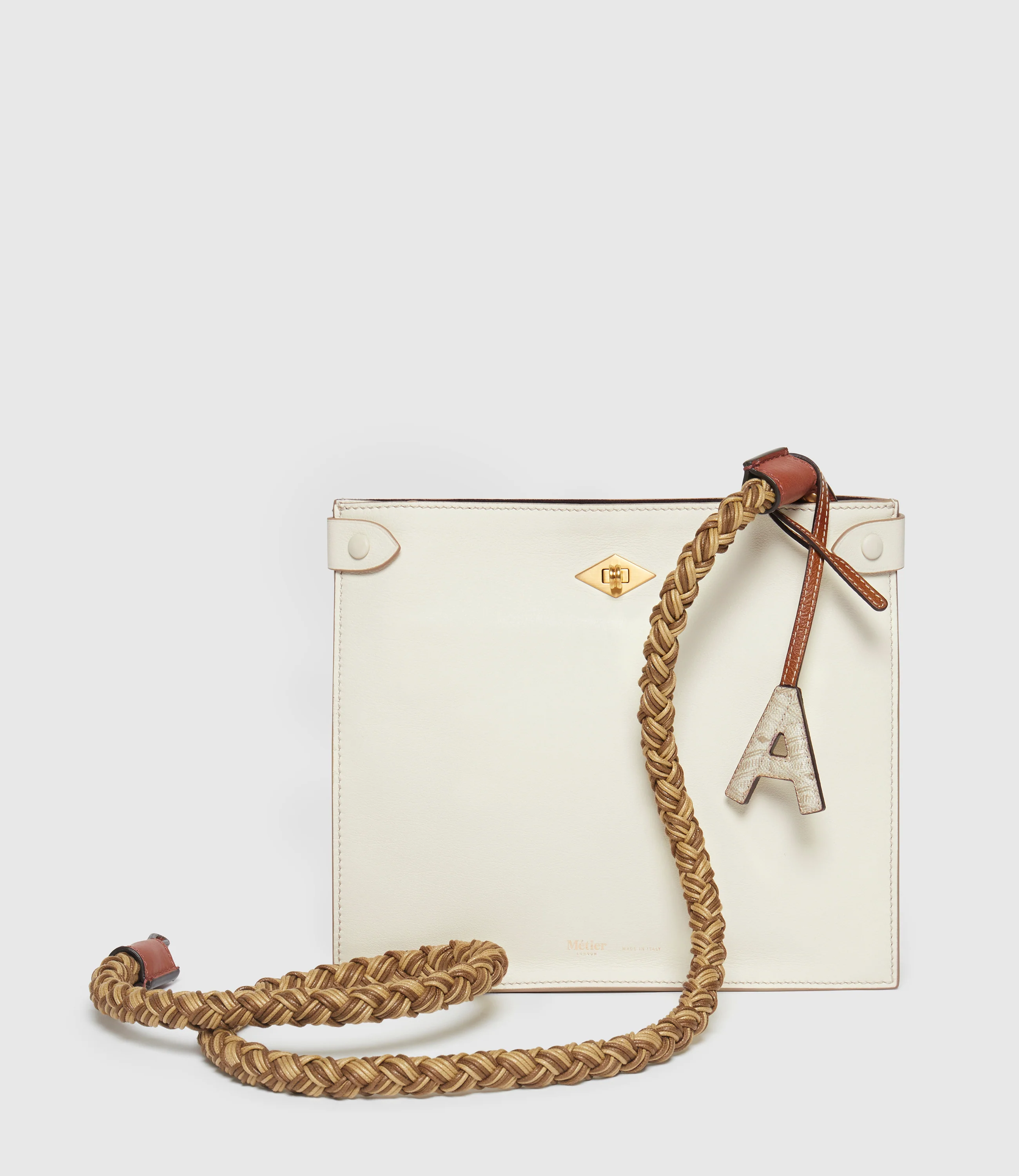 Detachable Corded Strap Sand and Brown - Image 2