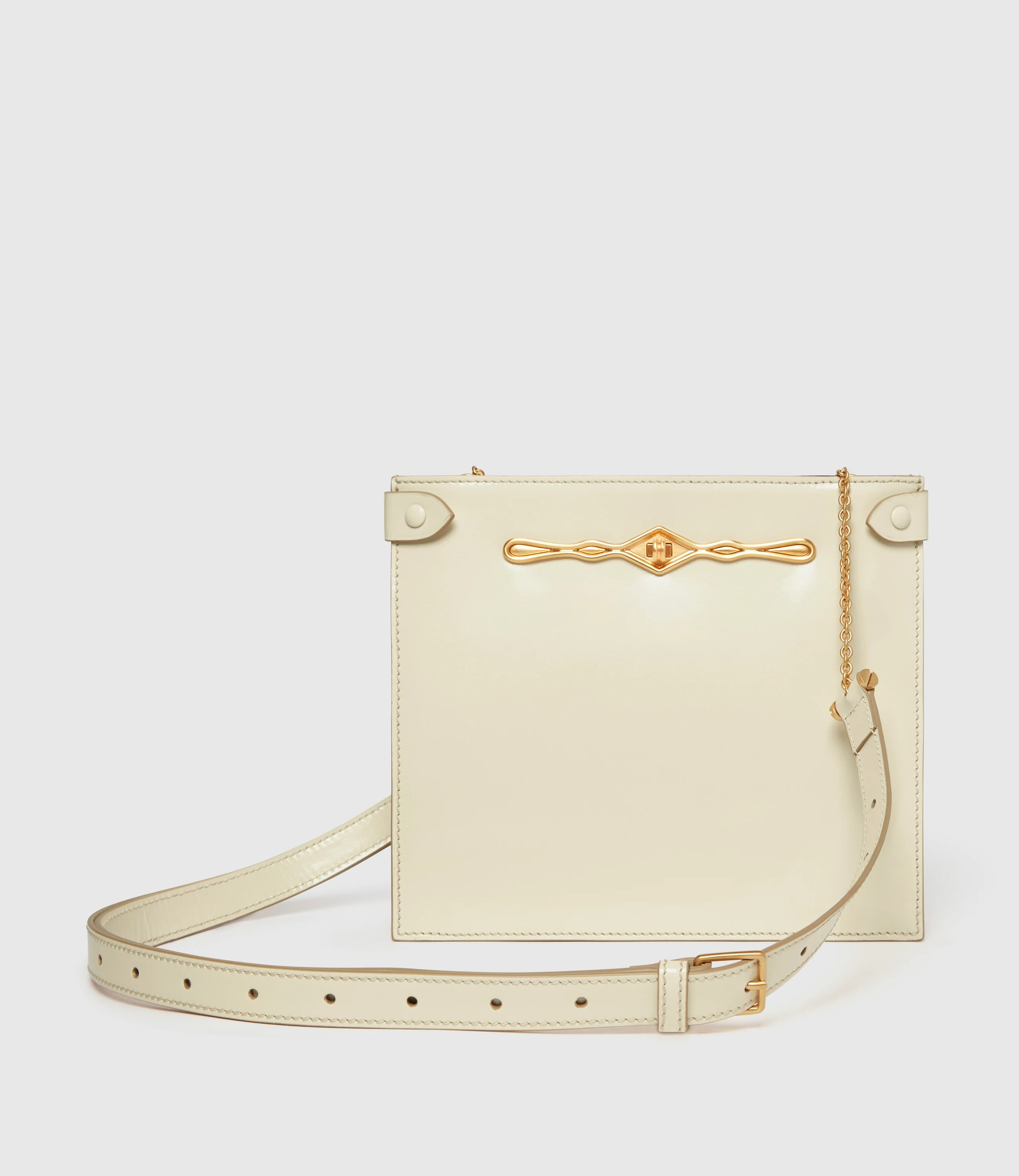 Fernando Jorge | Métier Stowaway Glossy Calfskin White Sand
