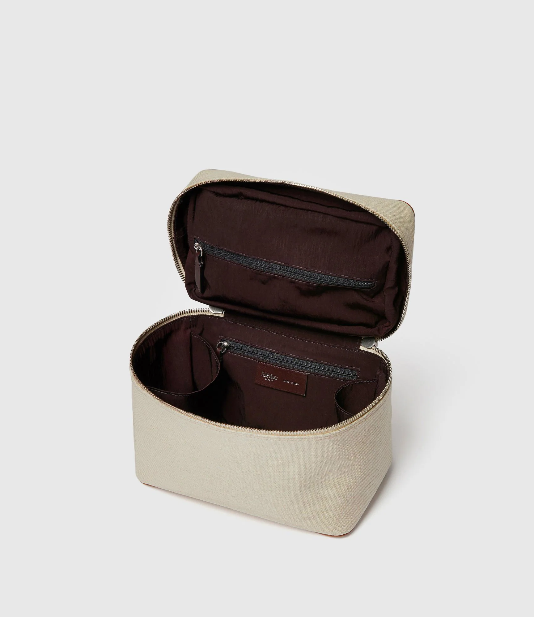 Long Haul Toiletries Pouch Natural Linen - Image 2