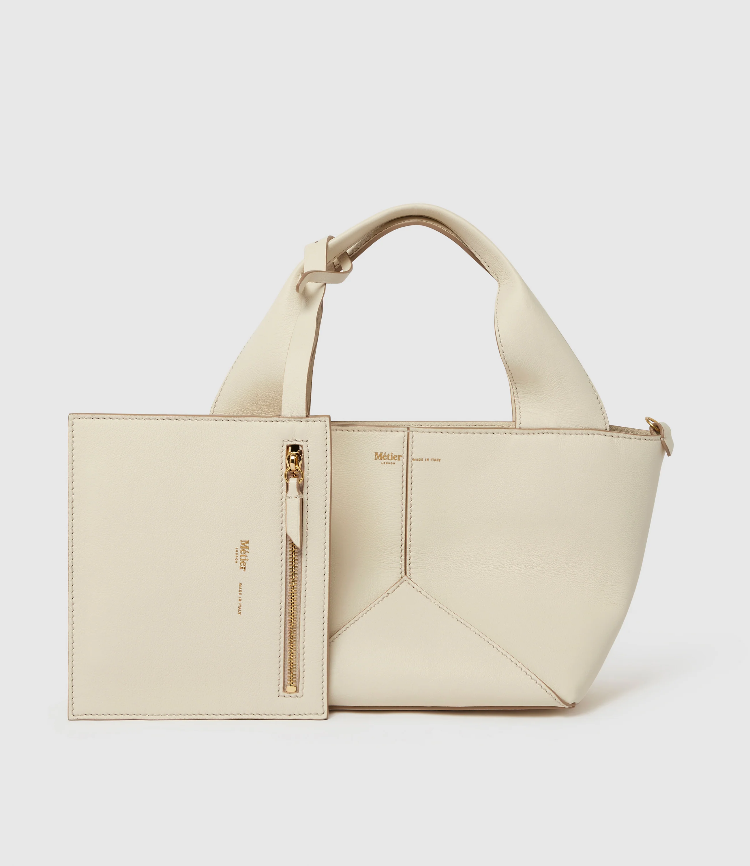 Market Mini Smooth Calfskin White Sand - Image 2