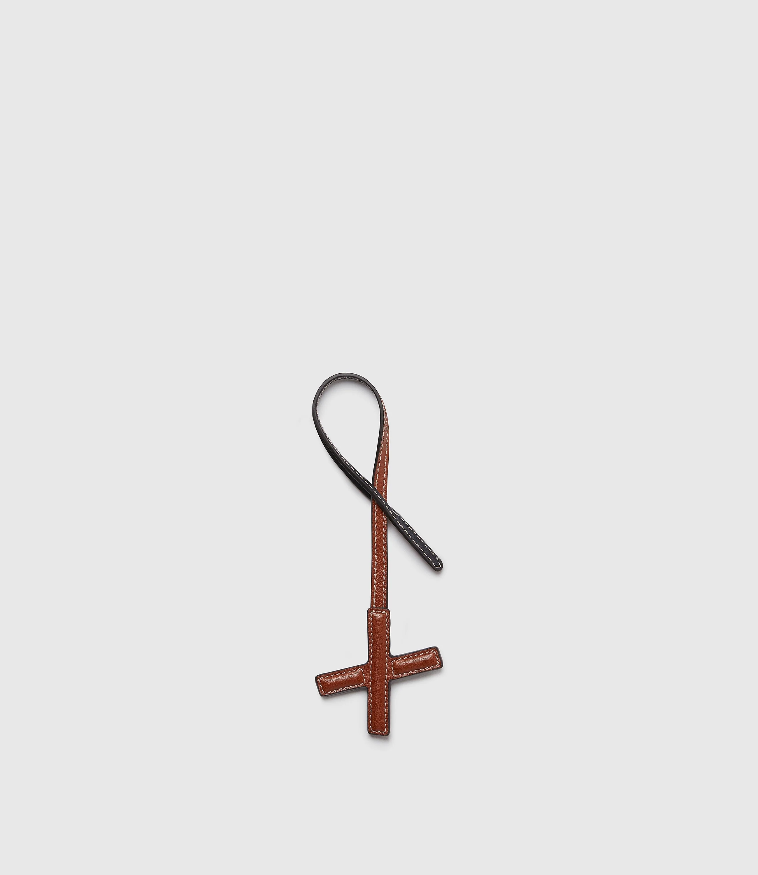 Personalisation Letter Charm Buffalo Cognac and Black with Salt Stitching - Image 32
