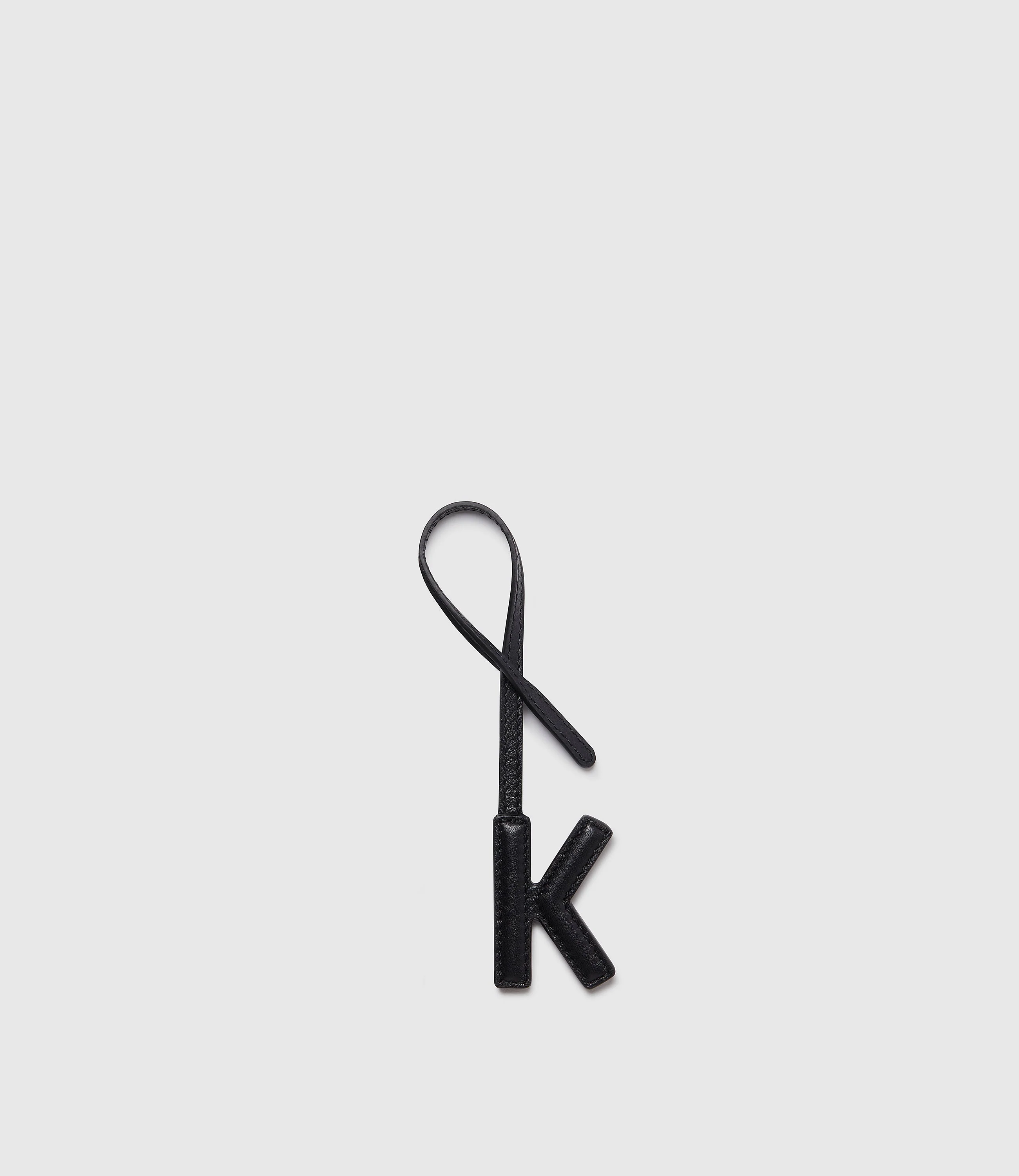 Personalisation Letter Charm Smooth Calfskin Black - Image 12