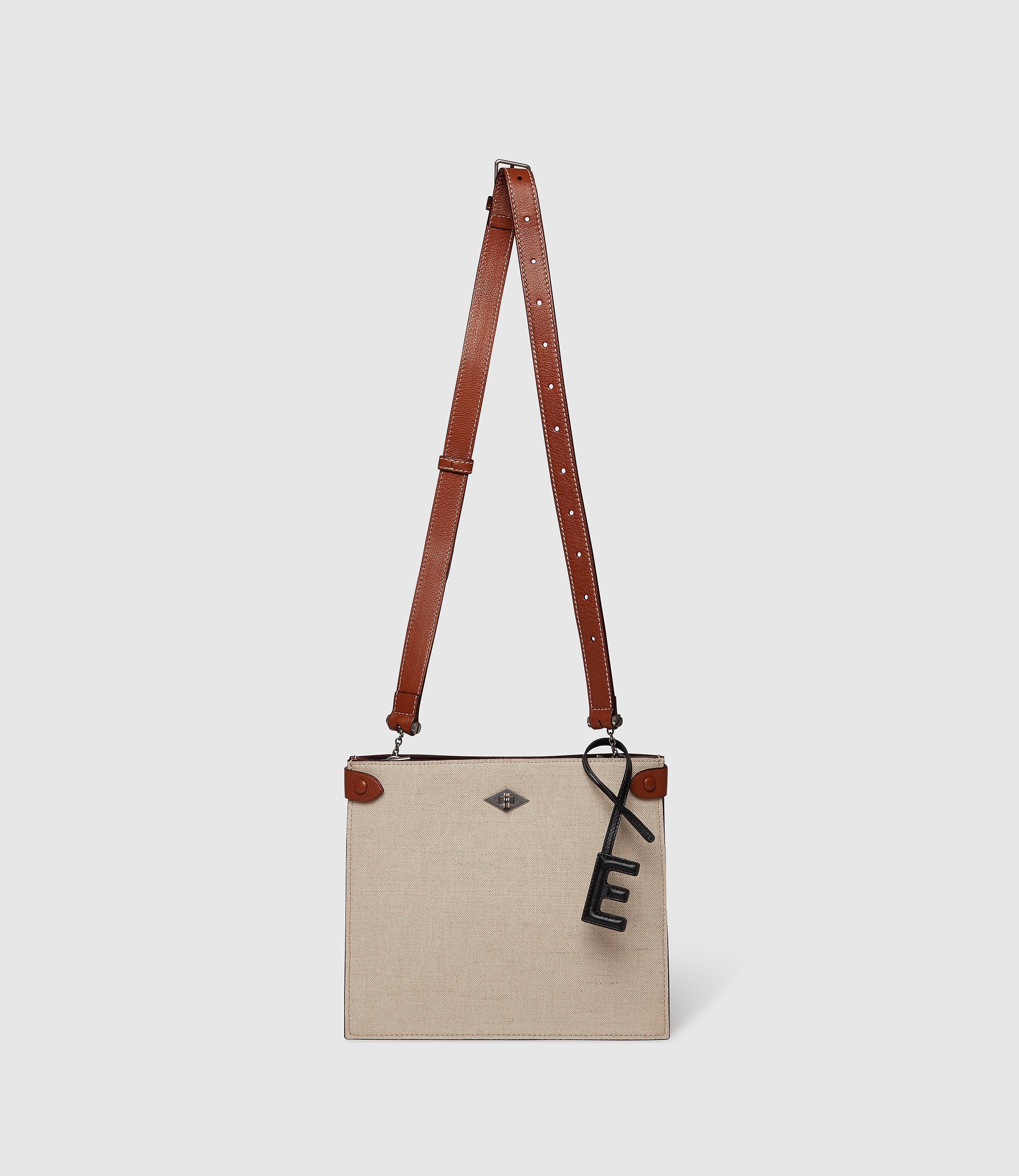 Personalisation Letter Charm Smooth Calfskin Black - Image 3