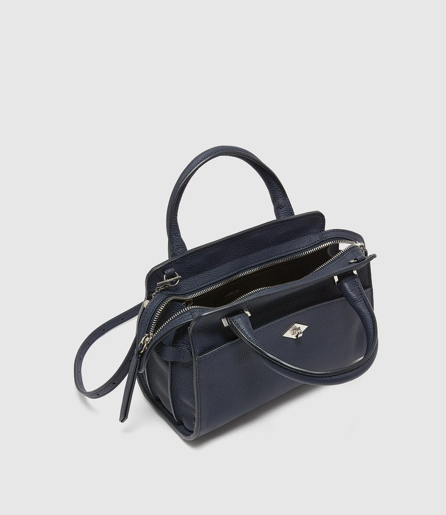 Private Eye Mini Soft Grain Leather Midnight - Image 5
