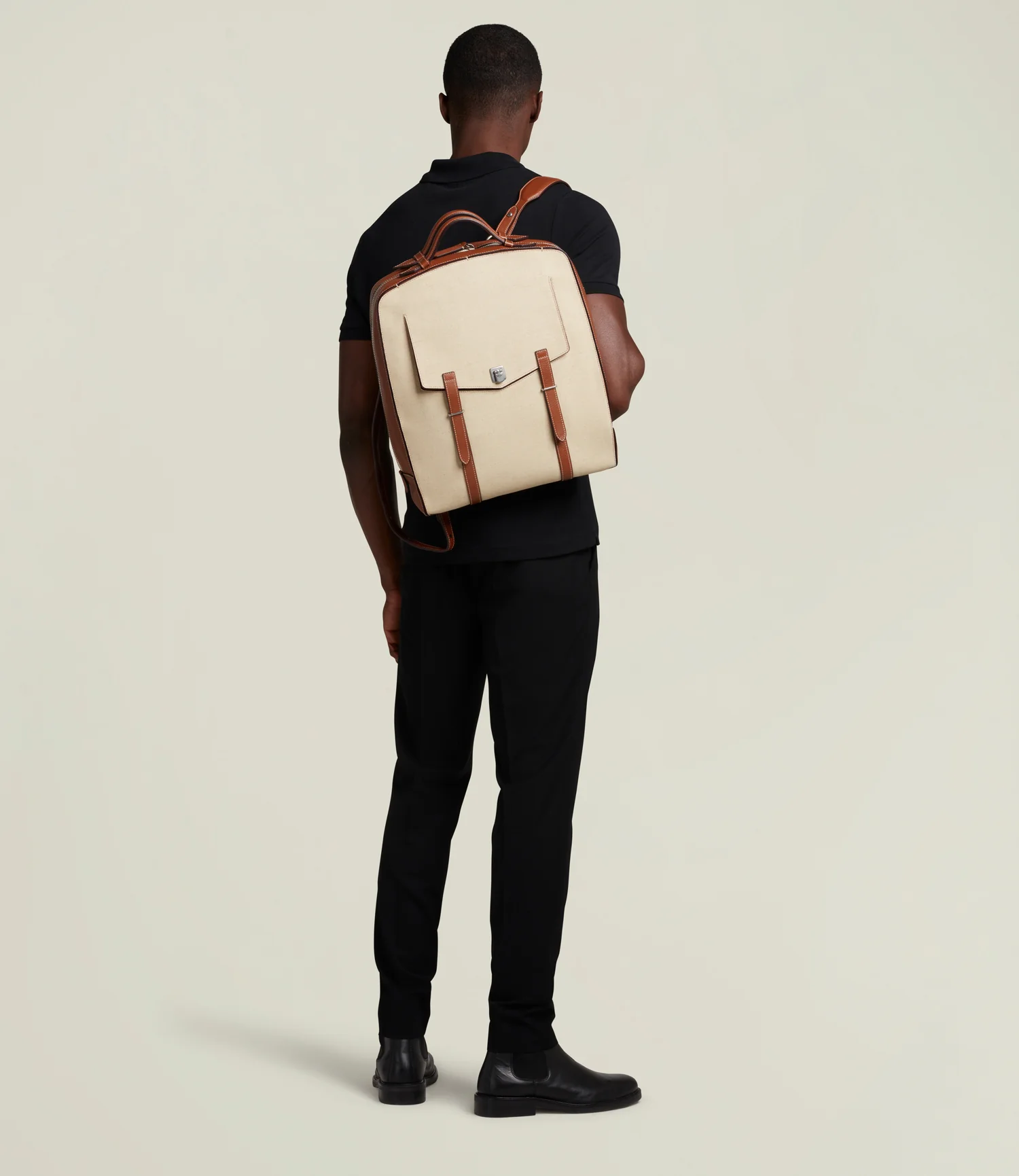 Rider Backpack Natural Linen - Image 4