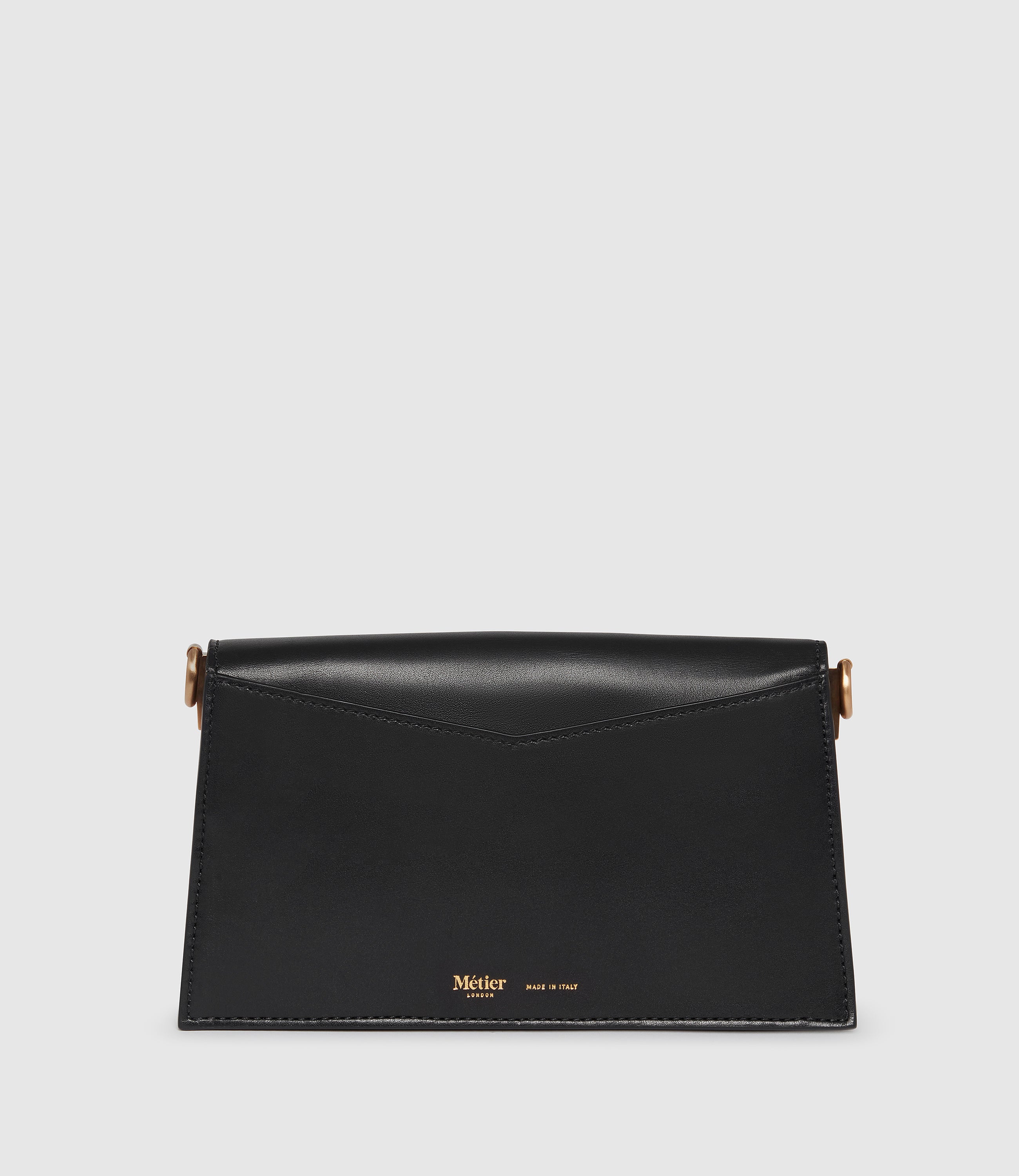 Roma Mini Clutch Suede and Atelier Calfskin Black - Image 3