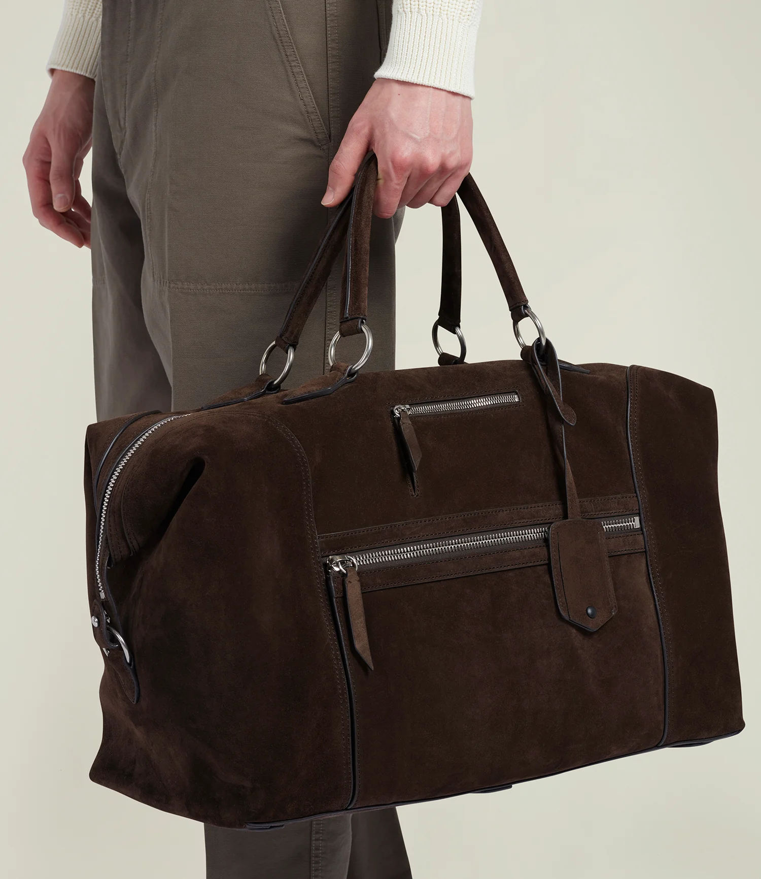Vagabond Duffle Suede Chocolate - Image 5