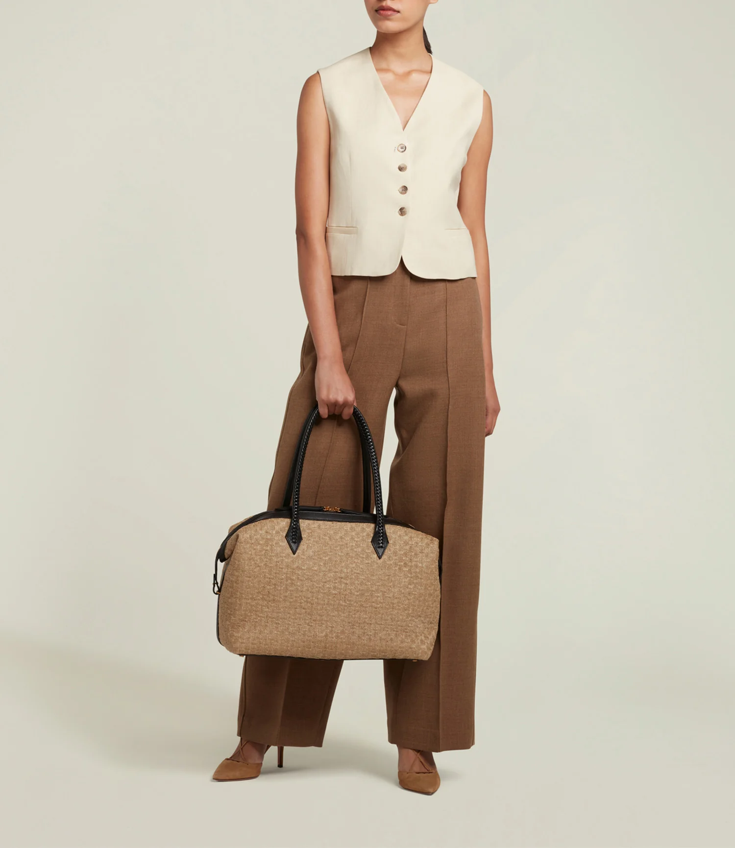 Vérité All Day Bag Woven Fabric Sahara - Image 4
