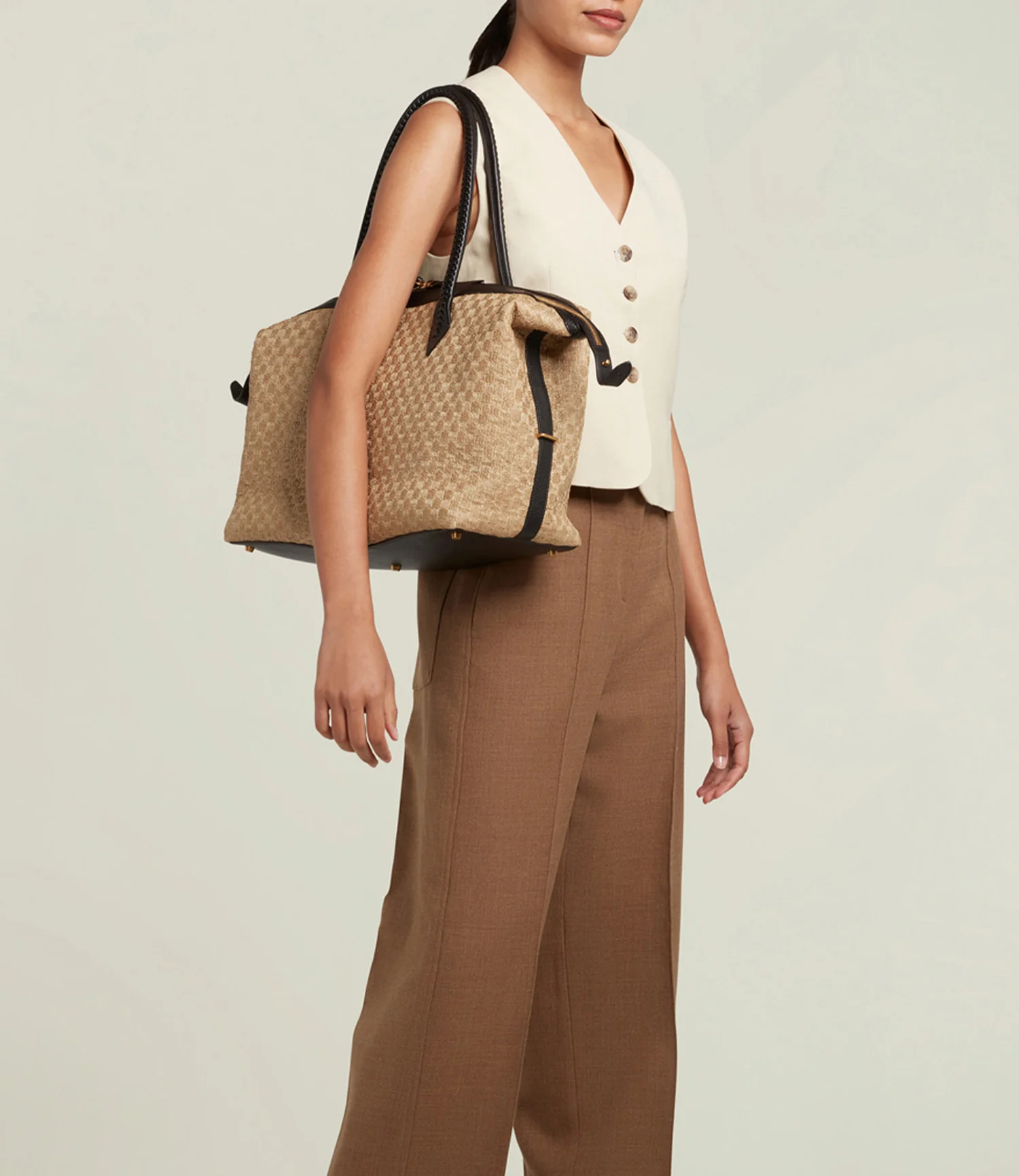 Vérité All Day Bag Woven Fabric Sahara - Image 5
