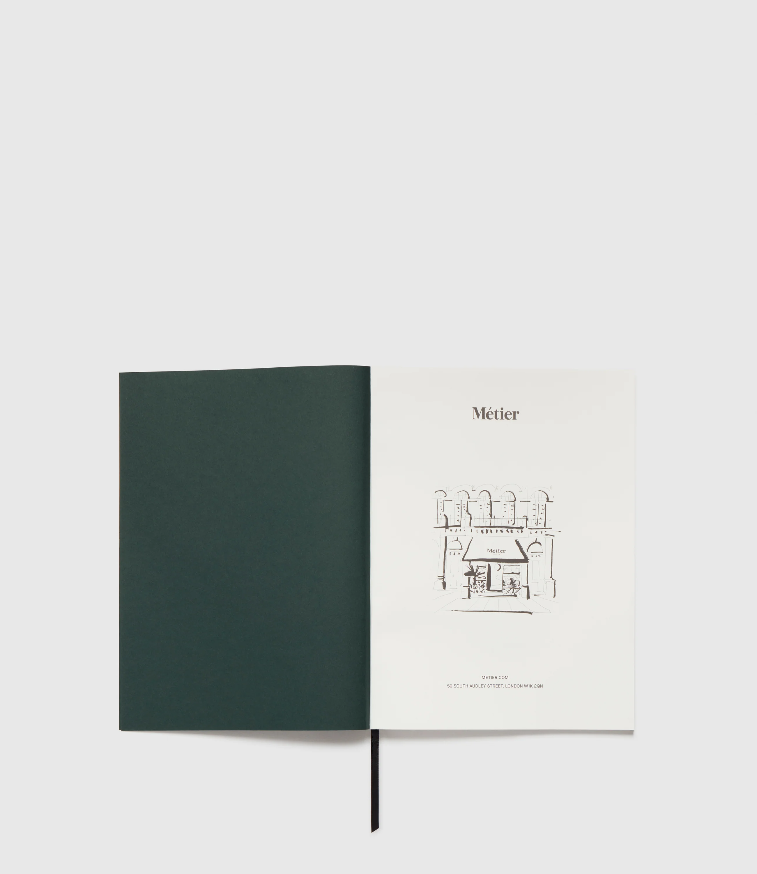 11 Inch Dot Grid Notebook Paper Forest Green - Image 2